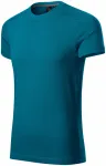 Herren T-Shirt verziert, petrol blue