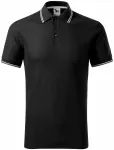 Klassisches Herren-Poloshirt, schwarz