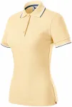 Klassisches Poloshirt für Damen, vanille