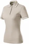 Klassisches Poloshirt für Damen, eisgrau Klassisches Poloshirt für Damen, eisgrau