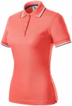Klassisches Poloshirt für Damen, koralle