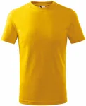Klassisches T-Shirt für Kinder, gelb