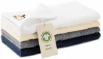 Kleines Handtuch aus Bio-Baumwolle, dunkelblau