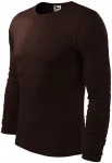 Langärmliges T-Shirt für Männer, Kaffee Langärmliges T-Shirt für Männer, Kaffee