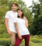 Herren-T-Shirt aus strukturierter Bio-Baumwolle | Damen-T-Shirt aus strukturierter Bio-Baumwolle