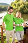 Kontrastiertes Poloshirt für Herren | Kontrast-Poloshirt für Damen