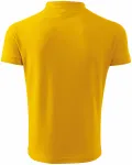 Loses Poloshirt der Männer, gelb