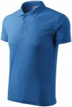 Loses Poloshirt der Männer, hellblau