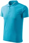 Loses Poloshirt der Männer, türkis