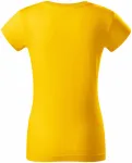 Robustes Damen T-Shirt dicker, gelb