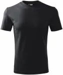 Schweres T-Shirt, Ebenholz Grau