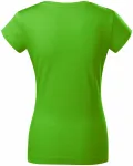 Slim Fit Damen T-Shirt mit rundem Halsausschnitt, Apfelgrün