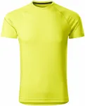 Sport-T-Shirt für Herren, Neon Gelb