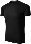 Sport-T-Shirt für Herren, schwarz