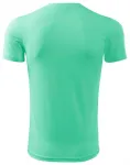 T-Shirt mit asymmetrischem Ausschnitt, Minze