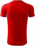 T-Shirt mit asymmetrischem Ausschnitt, rot