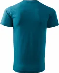 T-Shirt mit höherem Gewicht Unisex, dunkles Türkis