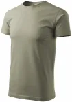 T-Shirt mit höherem Gewicht Unisex, helles Khaki