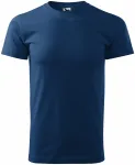 T-Shirt mit höherem Gewicht Unisex, Mitternachtsblau