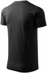 T-Shirt mit höherem Gewicht Unisex, schwarz
