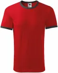 Unisex kontrast T-Shirt, rot