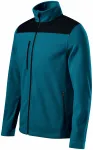 Wärme Unisex-Fleecejacke, petrol blue